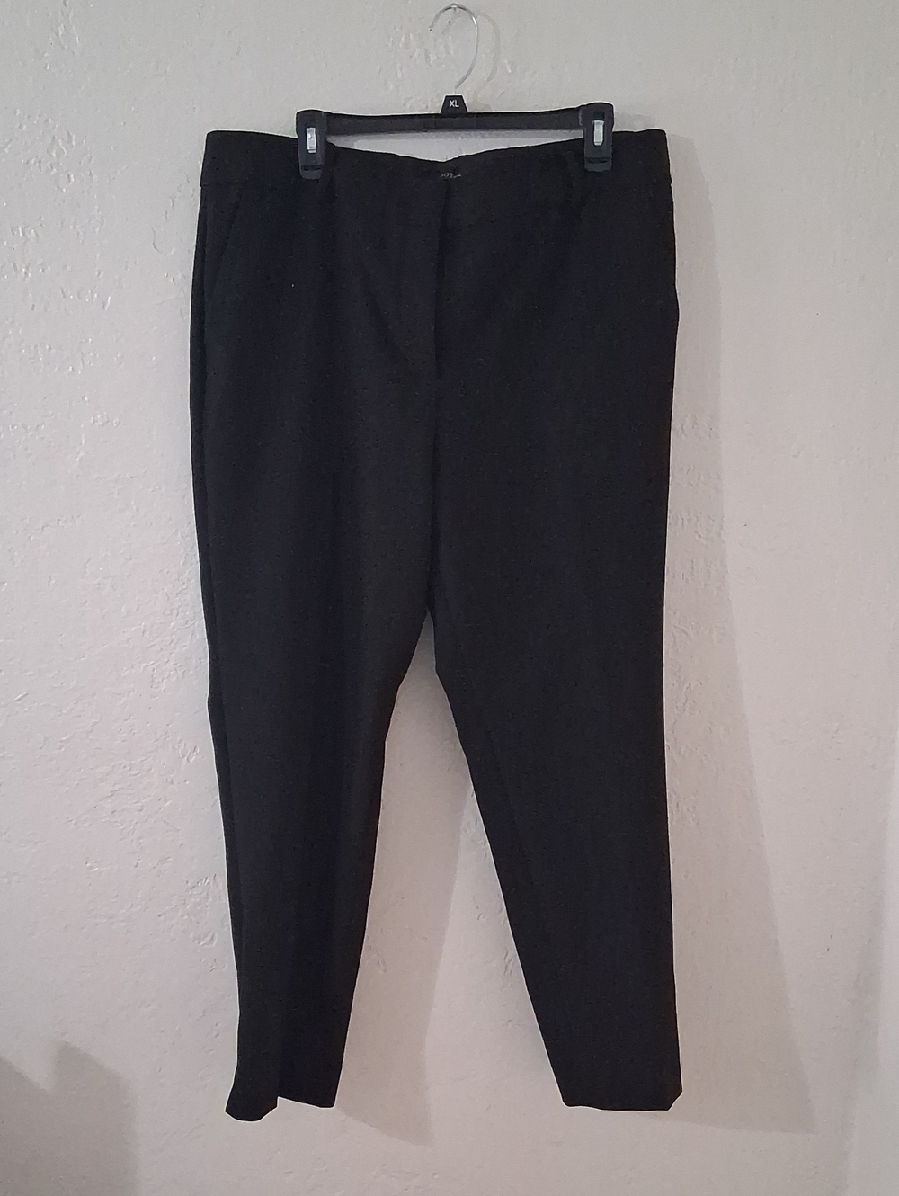 Talbots Hampshire Ankle Pants Black Women's Dress Pants straight leg mid rise